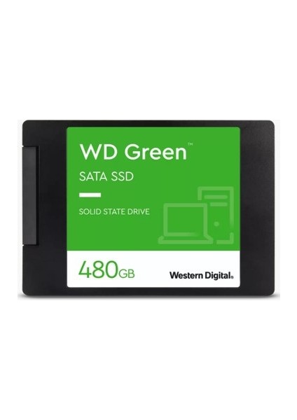 Green 480 GB 2.5" Sata3 SSD 545MB/S (WDS480G3G0A)