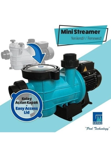 Streamer 2010 Havuz Pompası 2 Hp Trifaze