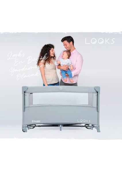 Looks 5 In 1 Anne Yani Park Yatak Oyun Parkı+Yatak