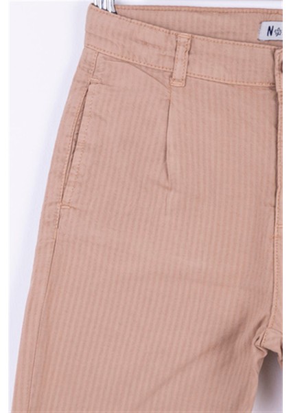 Erkek Çocuk Kendinden Cizgili Pantolon modelleri