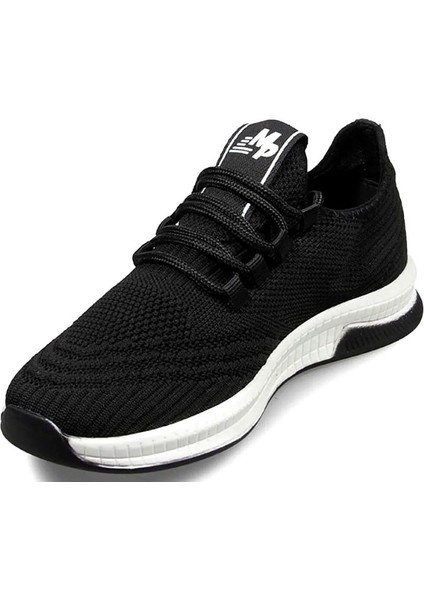 M.p 231-2346 Siyah-Beyaz Bağcıklı Triko Comfort Taban Ultra Hafif Günlük Spor Ayakkabı fırsatları