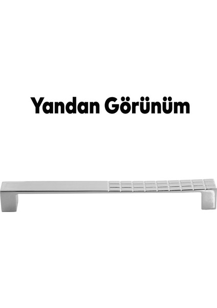 Bihter Desenli Mobilya Mutfak Dolabı Çekmece Dolap Kapak Kulpu Kulbu KROM160 mm Metal Kulp indirimleri