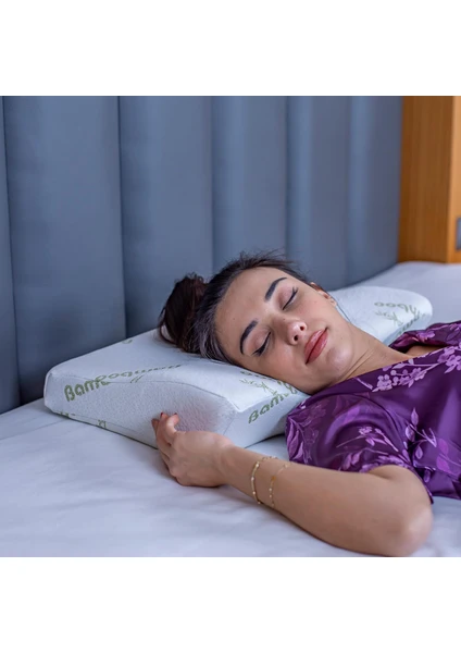 Simple The Pillow Servikal Visco Yastık Boyun Fıtığı Boyun Düzleşmesi Için Ortopedik Boyun Yastığı