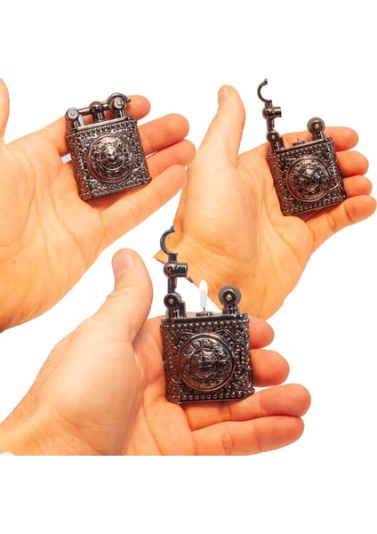 Metal Dönen Çarklı Çakmak , Gazlı Çakmak