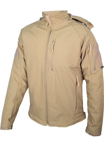 Wolftrap Softshell Kapüşonlu Mont Bej