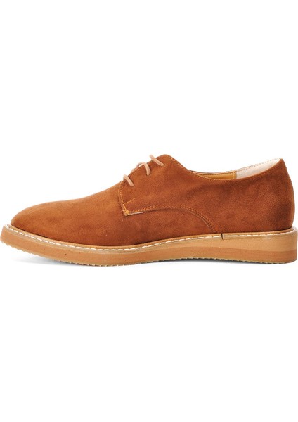 E-422 Taba Süet Kadın Casual Ayakkabı