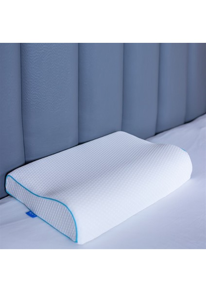 Simple The Pillow Boyun Destekli Visco Yastık Boyun Fıtığı Boyun Düzleşmesi Için Ortopedik Boyun Yastığı 56*36*11*7