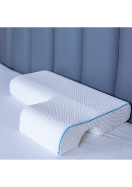 Simple The Pillow Kol Destekli Visco Boyun Yastığı Balayı Yastığı 65*49*31*12