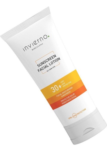 Invierno Barcelona Llc.30 Spf Yüz Güneş Losyonu 50 ml