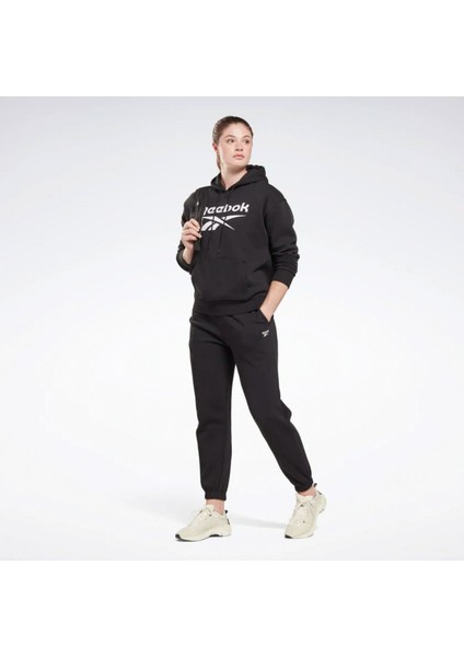 Rı Fleece Jogger Siyah Kadın Eşofman Altı