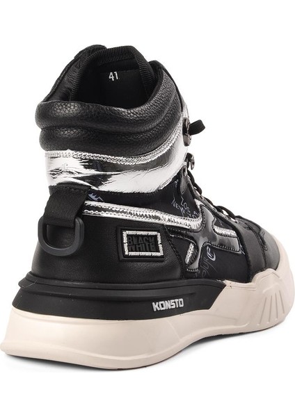 77K443 Siyah Erkek Sneaker Bot