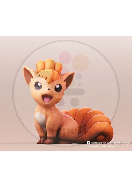 Vulpix Figür - 10 cm