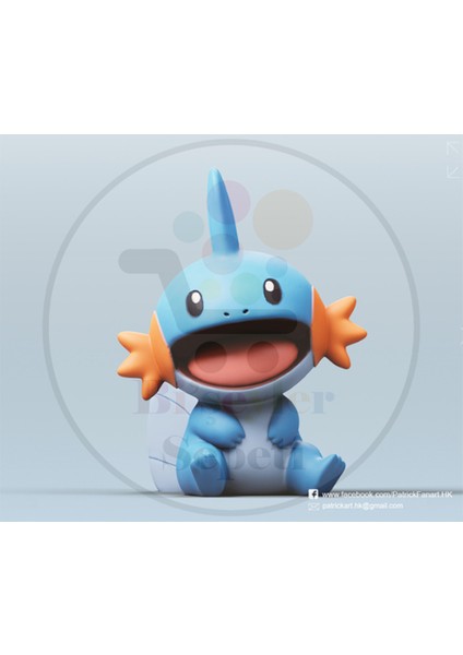 Mudkip Figür - 10 cm