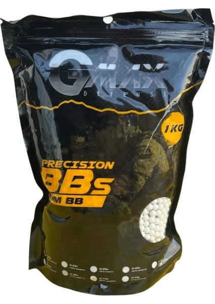 0,28 Gram 6mm Airsoft Plastik Bb 1 kg