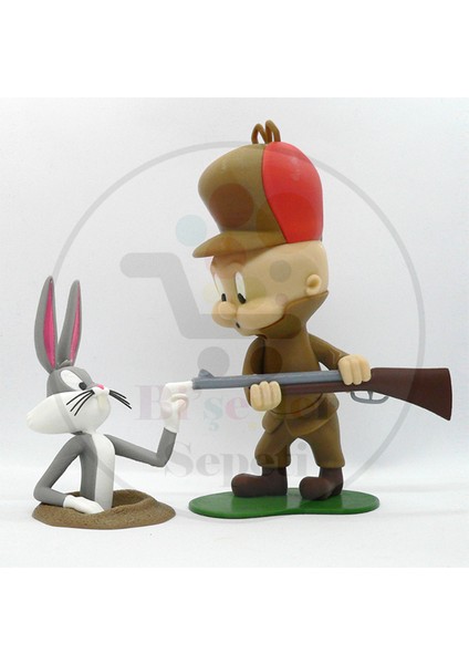 Bugs Bunny - Elmer Fudd Figür