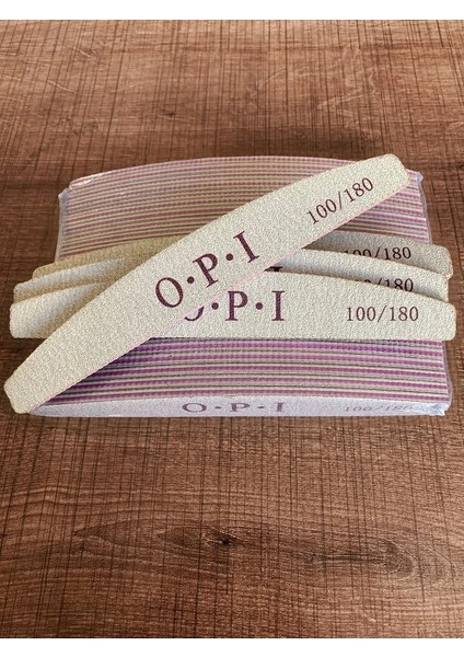 Opı Professionel Kağıt Törpü 100/180 10 Adet Opi Törpü Kaş Kirpik Tarama Fırçası 5 'li