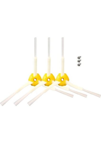 Irobot Uyumlu Roomba 500/600/700/800/900 Serisi Süpürge Yan Fırça 3'lü Paket