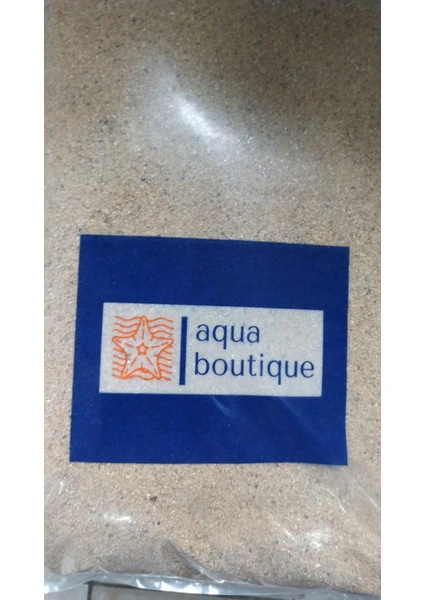 Aqua Boutique Ince Sarı Silis Dere Kumu 1 mm 9kg Paket