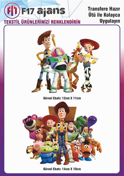 Ütü Ile Yapışan Tekstil Baskı Görseli Oyuncak Hikayesi Toy Story