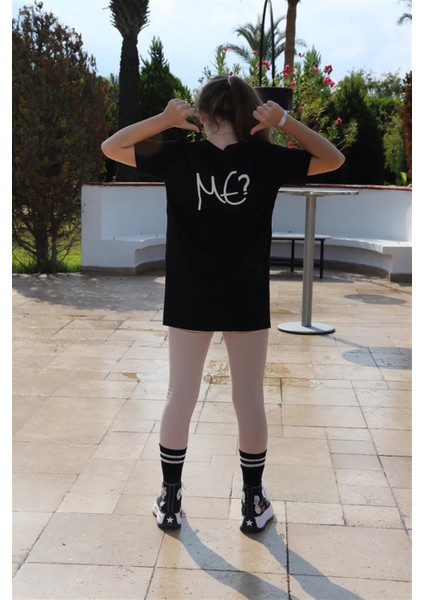09-14 Yaş Kız Çocuk Siyah Me T-Shirt fiyatları