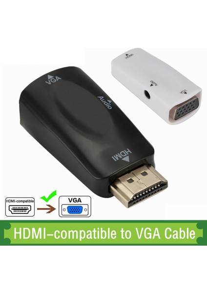 MF-AVC10 HDMI To VGA + Audio Çevirici (Sesli)