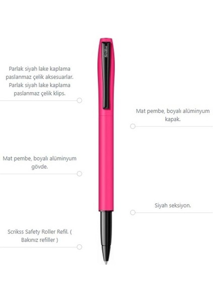 Karnaval Roller Mavi Pilot Kalem Pembe Renkli Kristal Hediye Kutulu 1 Adet Hediye Kutulu Roller Pilot Kalem modelleri