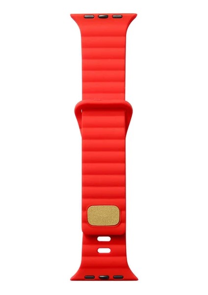 Apple Watch Ultra 1 2 3 4 5 6 7 8 Se Nike 42-44-45-49 MM S10(46) MM Dalgalı Şerit Tasarımlı Renkli Delikli Silikon Kordon
