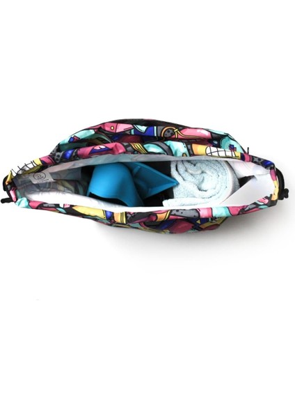 Su Geçirmez Ön Gözlü Spor Çantası Renkli Polyester 40x50 cm Çocuklar İçin fırsatları