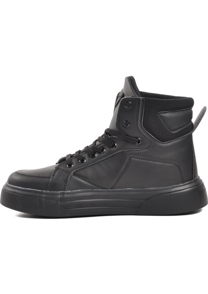 DNP-7412 Siyah Erkek Hi Sneaker