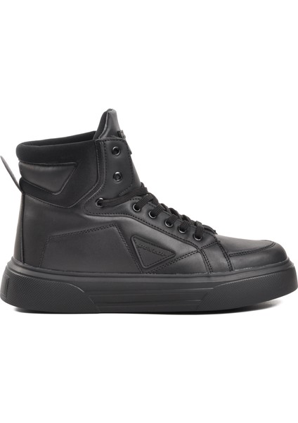 DNP-7412 Siyah Erkek Hi Sneaker