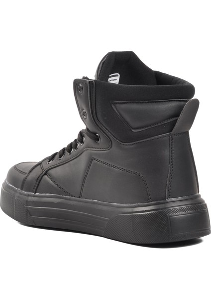 DNP-7412 Siyah Erkek Hi Sneaker