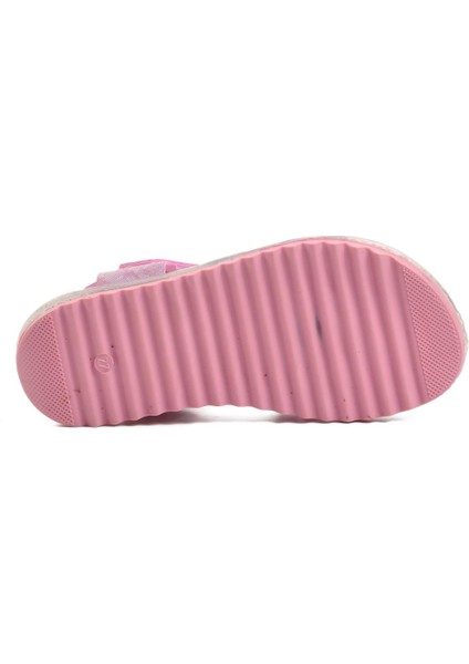 Arz 1222-P Pembe Simli Kız Çocuk Sandalet
