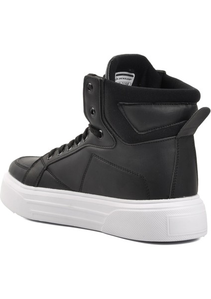 DNP-7412 Siyah-Beyaz Erkek Hi Sneaker