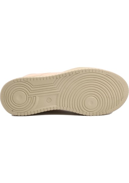 DNP-7421 Bej Kalın Taban Kadın Sneaker