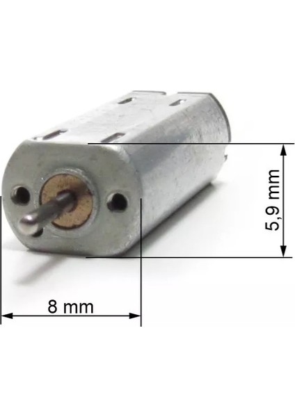 K30 Mikro Dc Motor 3V - Güneş Solar Model Motoru