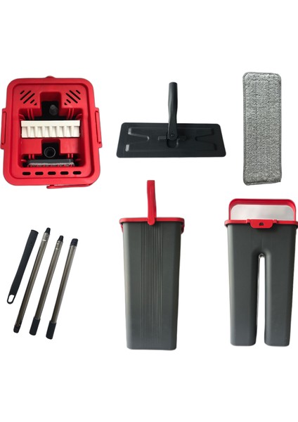 Tabmop %100 Mikrofiber Flat Tablet Mop Seti