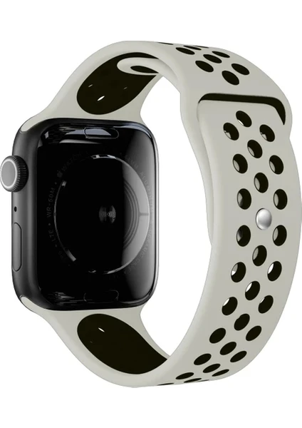 Apple Watch 2 3 4 5 6 Se Nike 42MM 44MM     45 mm 49MM Uyumlu Kordon Kayış Bileklik Delikli Spor Band