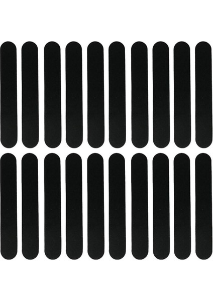 20 Çok Şapka Boyutu Kendi Kendine Yapışkan Ter-Emici Astar Başlık Bant Şerit 20 Adet Siyah (Yurt Dışından)