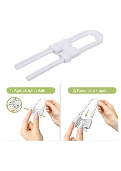 Bebek Çocuk Çekmece ve Dolap Koruma Raylı Güvenlik Sistemi Emniyet Kilidi fiyatları