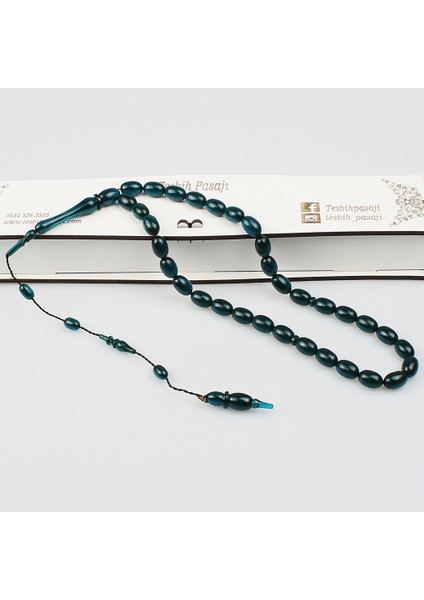 Özel Yapım Ateş Kehribar Tesbih (8 x 12 Mm) TP001683 modelleri