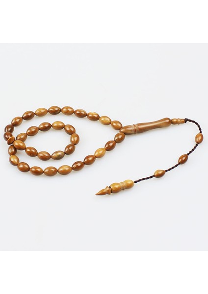 Küçük Boy Beyzi Kesim Kuka Tesbih (6 x 8 Mm) TP001688