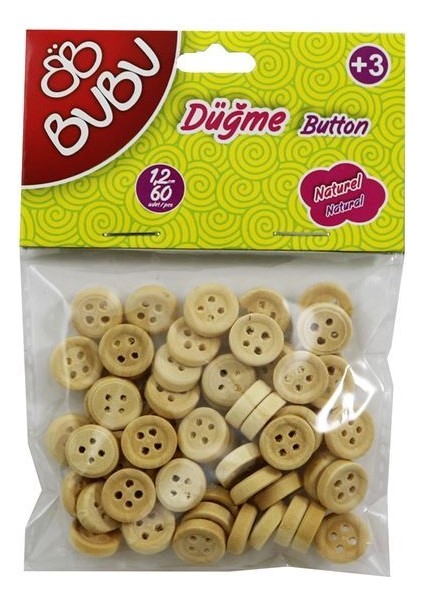 HS0006 Düğme 1,2 cm 60 Lı