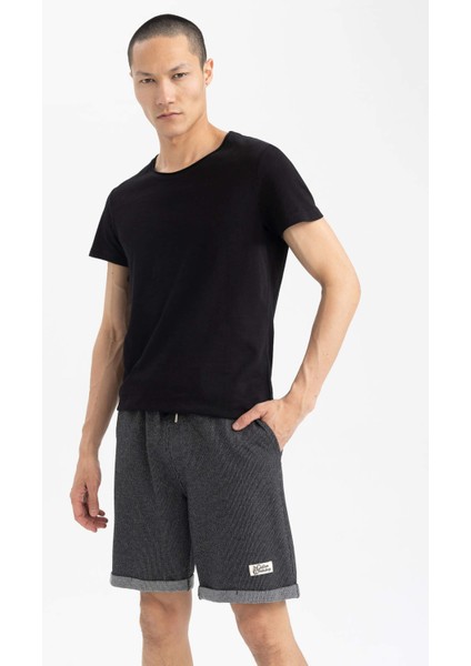 Slim Fit Sweatshirt Kumaşı Pamuklu Şort N0640AZ23SP fırsatları