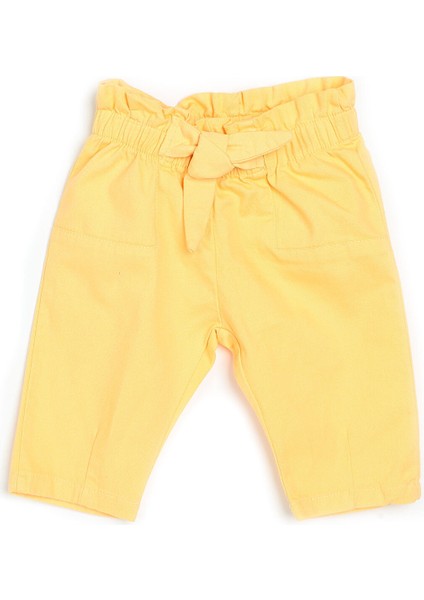 HelloBaby Basic Kız Bebek Bol Kesim Bağcıklı Pantolon Kız Bebek