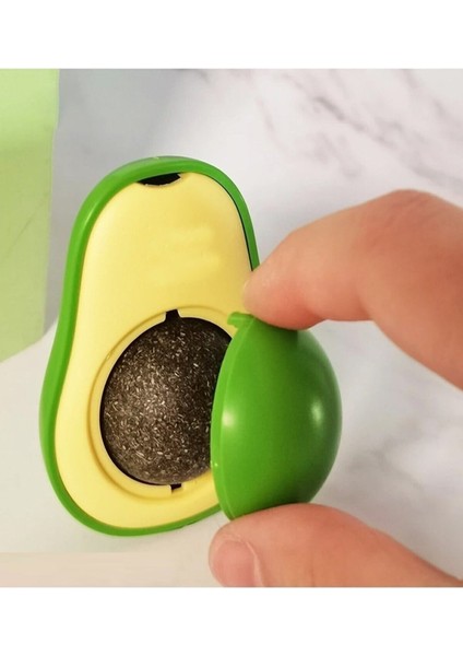 Doğal Catnipli Yenilebilir Avokado Kedi Nanesi Otu Oyun Topu Oyuncağı Top Oyuncak Kedi Yalama Topu modelleri