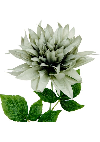 Dekoratif Dahlia Yeşil Yapay Çiçek - 64 cm