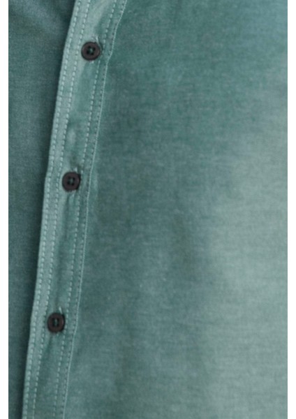 Slim Fit Kısa Kol Düğmeli Yaka Poplin Oxford Erkek Gömlek indirimleri