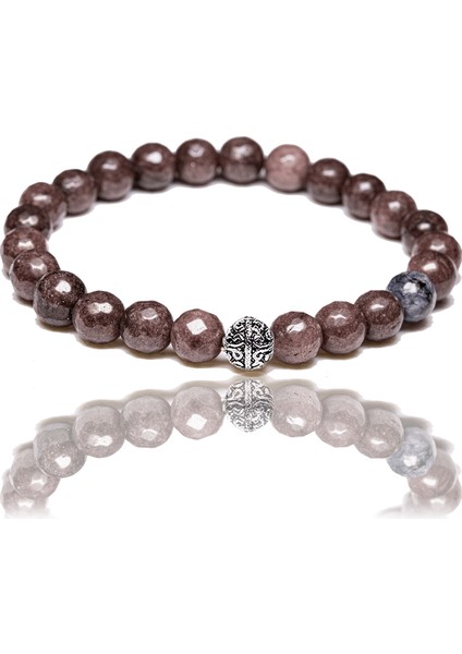 Sertifikalı Fasetli Bronzit Taşı Bileklik - Gümüş Aparatlı fiyatları