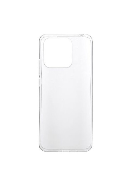 Xiaomi Redmi 12C Kılıf Için Tasarlanan Kristal Şeffaf Kaymaz Silikon Kılıf