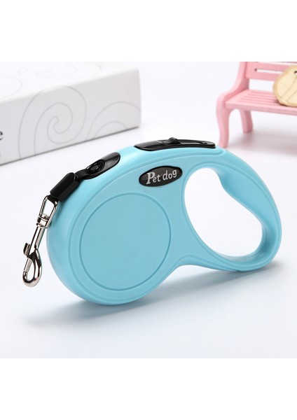 Otomatik Geri Çekilebilir Tasma - Mavi (Yurt Dışından)